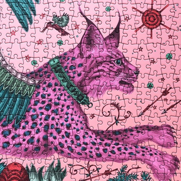 Lynx Emma J Shipley Art 1000 Piece Jigsaw Puzzle - Picture 4 of 6